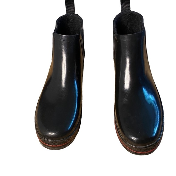 Bass Shoes - BASS Women’s 8 Double Elastic Opening Ankle Rain Waterproof Boot Chelsea